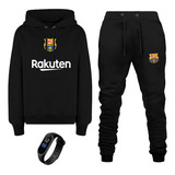 Kit Conjunto Moletom Infantil Barcelona Com