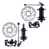Kit Conjunto Para Freio A Disco 32 Furos Dianteiro Traseiro