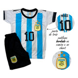 Kit Conjunto Time Futebol Infantil Criança