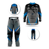 Kit Conjunto Trilha Calça Camisa Motocross Insane X Cores