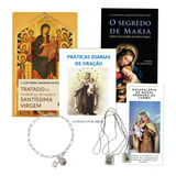 Kit Consagração Total Cadeia De Nossa Senhora Do Carmo Com Tratado Da Verdadeira Devoção Á Santíssima Virgem O Segredo De Maria Escapulário Devoção A Nossa Senhora Do Carmo + Livreto Com Orações