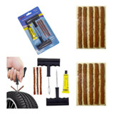 Kit Conserto Completo 13 Reparos De Pneu Remendos Macarrão