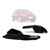 Kit Console Central Coifa Freio Manopla Gol G3 Preto
