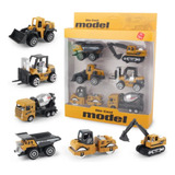 Kit Construção Carrinhos Empilhadeira Caminhões Maquinas