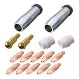 Kit Consumíveis Da Tocha Mig Mag Binzel Mb 24 Tbi 240 1 0mm