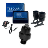 Kit Controlador Aquecimento Ts Solar Valvula Quebra Vacuo