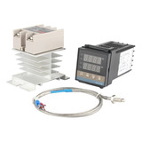 Kit Controlador Temperatura Digital Pid 40a Rex c100 Bivolt