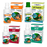 Kit Controle Aquário Alcon Teste Ph Acid Alcali Anticlor