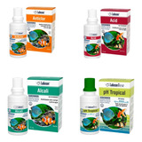 Kit Controle Aquário Alcon Teste Ph Acid Alcali Anticlor