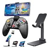 Kit Controle Joystick Ipega Gamepad Bletooth Android Ios Pc Ps3 E Suporte Para Celular Tablets
