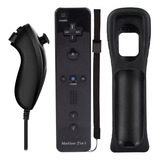 Kit Controle Para Wii Compatível Remote   Nunchuck   Brinde