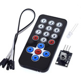 Kit Controle Remoto Ir Receptor Tsop1838 Cabos Arduino