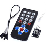 Kit Controle Remoto Ir Receptor Tsop1838 Cabos Arduino