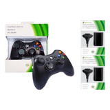 Kit Controle S fio Joystick Xbox 2 Bateria Carregador Cabo
