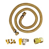 Kit Conversão Instalação Gas Encanado Fogao Brastemp 5 Bocas