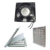 Kit Cooler 120x120mm Bivolt Grade Protetora Filtro Poeira