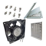 Kit Cooler 120x120mm Bivolt Grade Protetora Filtro Poeira