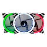Kit Cooler Fan Rise Mode Led 3 Fans Rgb 120mm Rm fn 02 rgb