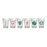 Kit Copo Americano 190ml Com 6 Palmeiras Futebol Allmix