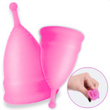 Kit Copo Copinho Coletor Menstrual P M Silicone Reutilizável