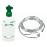 Kit Copo Umidificador Oxigênio Cânula Cateter Silicone Macio