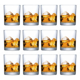 Kit Copo Whisky Drink Bar Rocks Uisque 265ml Nadir 12 Peças