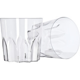 Kit Copos Acrílico 300ml Uísques Cowboy E Caipirinhas 20un