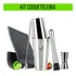 Kit Coqueteleira Boston Profissional Inox Drinks Caipirinha