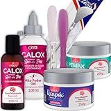 Kit Cora Spa Dos Pés Calox Lixapéx Pémax Espátulas