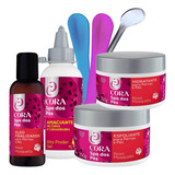 Kit Cora Spa Dos Pés Calox Lixapéx Pémax Espátulas