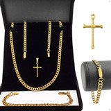 Kit Cordao Corrente 18k