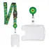 Kit Cordão Girassol De Identificação Com Porta Crachá