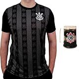 Kit Corinthians Oficial - Camisa Silver Logo + Caneca - Masculino Tamanho:gg;cor:preto