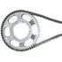 Kit Coroa 54 Dentes Corrente 415h X104 Mobilete / Bikelete