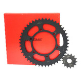 Kit Coroa E Pinhao Kawasaki Versys 300 46 14 Vaz Aço 1045