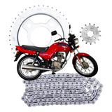Kit Coroa Pinhao Corrente Cg Titan 125 99 Relaçao Completa