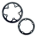 Kit Coroa Speed 53 39d Aço Bcd 130mm 5 Furos Tsw 53d 39d Par