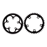 Kit Coroa Speed 53 39d Aço Bcd 130mm 5 Furos Tsw 53d 39d Par