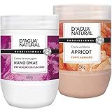 KIT CORPORAL ESFOLIANTE APRICOT FORTE CREME MASSAGEM DMAE DÁGUA NATURAL