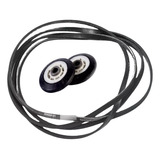 Kit Correia 2 Roldanas Secadora Brastemp Original