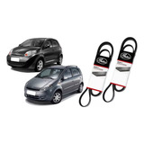 Kit Correia Alternador E Ar Cond Chery Face S18 1 3 16v