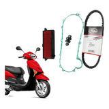 Kit Correia Junta Rolete E Filtro Ar Da Honda Lead 110