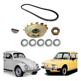 Kit Correia Polia Porca Calco Chav Alternador Fusca