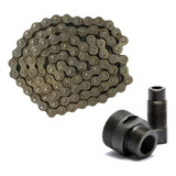Kit Corrente 415 Com Saca Pinhão Bicicleta Motorizada 80cc
