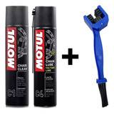 Kit Corrente Motul Chain Lube C4 Clear C1 Escova