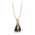 Kit Corrente Ouro 18k Veneziana + Pingente Nsa Aparecida M  