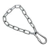 Kit Corrente Para Saco De Pancada 50 Cm Extensor Desenvolvida Em Aço Mosquetão Com Rosca De Travamento Capacidade De 400 Kg Segurança Resistência Treino Boxe Luta