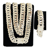 Kit Corrente Pulseira Groumet