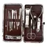 Kit Cortador De Unha Com Estojo Premium 12 Pcs Completo