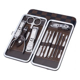 Kit Cortador De Unha Manicure Pedicure Profissional Inox